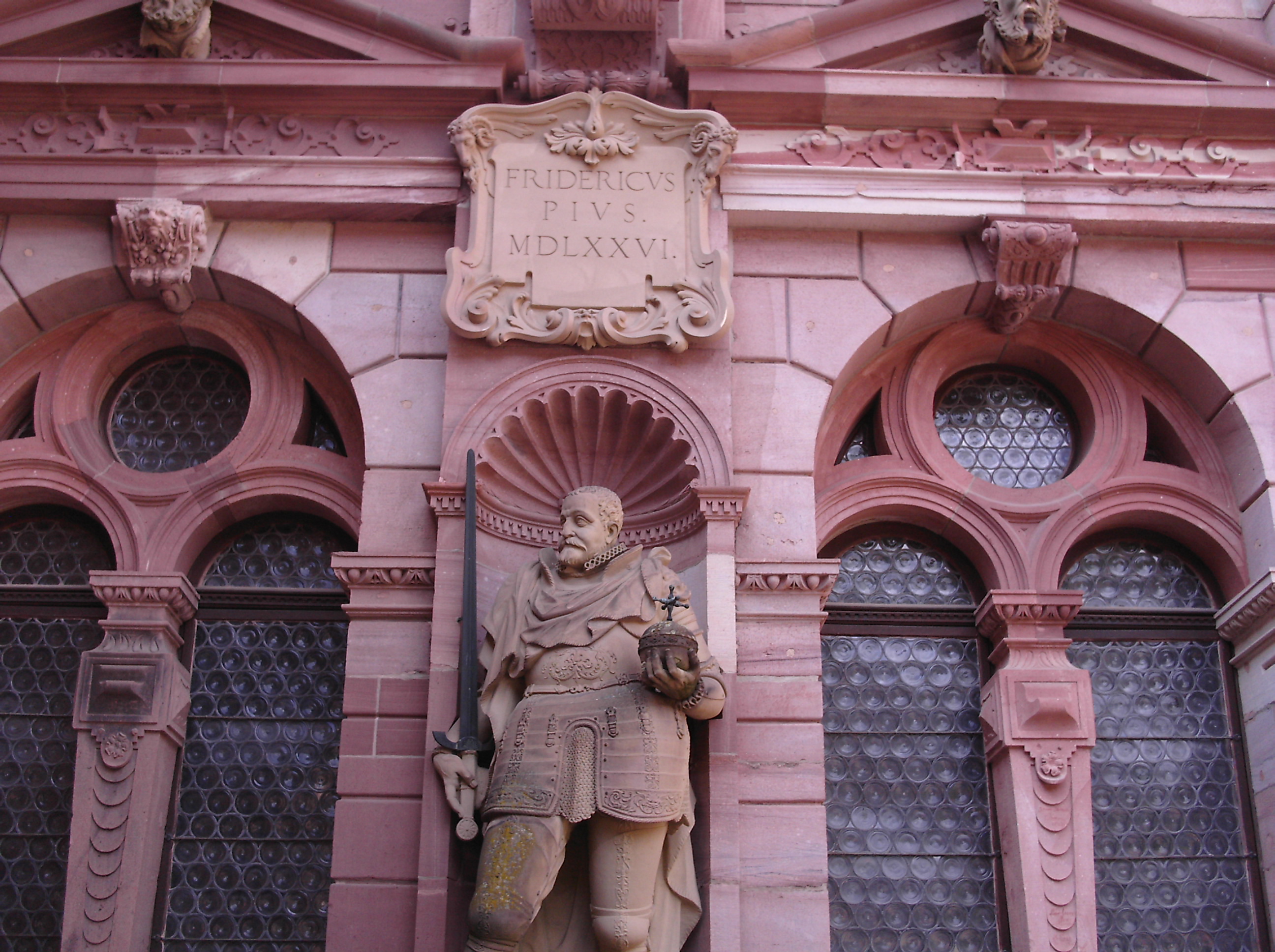 Statue of Elector Frederick III (aka Frederick the Pious) at Heidelberg Castle