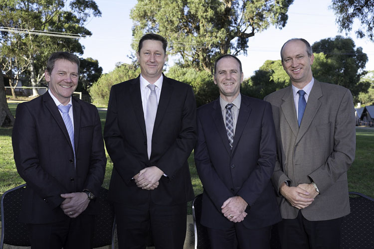 Executive of Synod Baldivis: Br D Bonker (First Clerk), Rev E Rupke (Vice Chairman), Rev S 't Hart (Chairman), Rev C Vermeulen (Second Clerk)